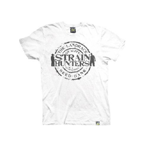Camiseta Strain Hunters Seed Bank  - Branca