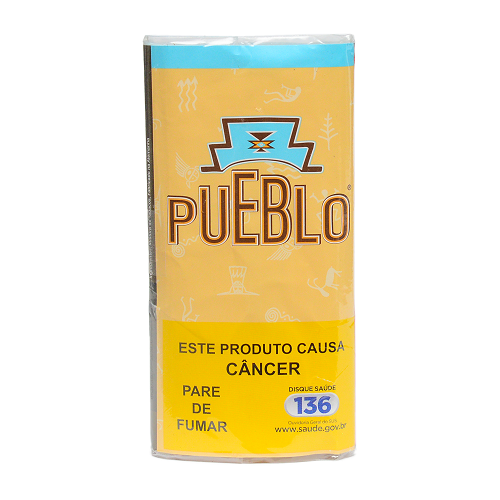 Tabaco Pueblo - OCB - Amarelo 30g + Seda + Isqueiro