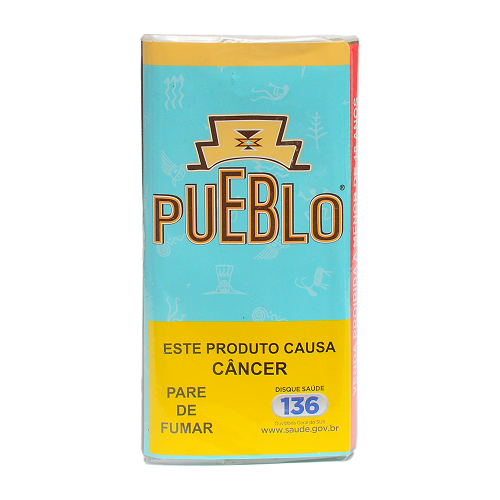 Tabaco Pueblo - OCB - Azul 30g + Seda + Isqueiro