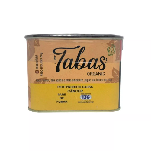 Tabaco Tabas Organic - Lata 60g