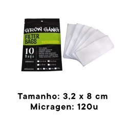 Filter Bags Grow Gang 120 micras - 3,2 x 8 cm